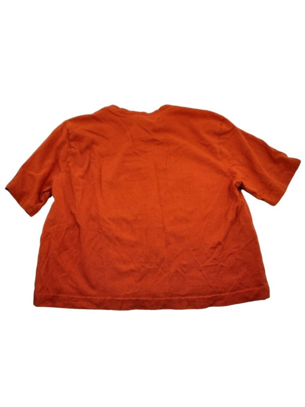 Russell Athletic Womens Crop Graphic T-Shirt Red XS Small - Picture 2 of 6